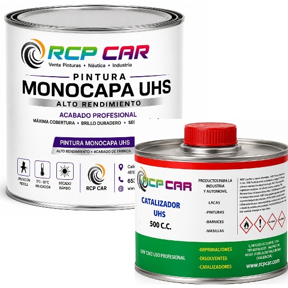 PINTURA MONOCAPA UHS 2K+CATALIZADOR