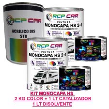 KIT PINTURA MONOCAPA HS - 3 KG  Brillo Directo
