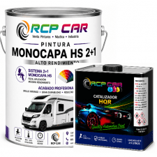 KIT BLANCO RAL 9003 FURGONETA BRILLO DIRECTO 7,5 KG. 2+1