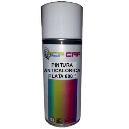 SPRAY PINTURA ANTICALORICA  600 º Grados : PLATA